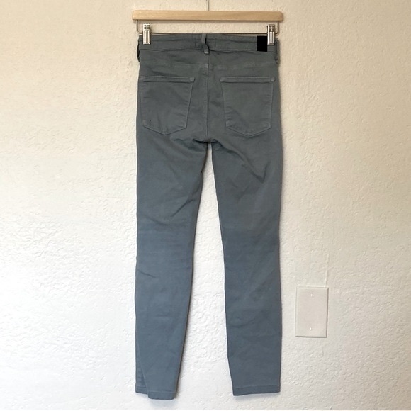 Vince Riley Legging Atlantic Grayish Blue Skinny Jeans Jeggings, Size 25 - Picture 3 of 8